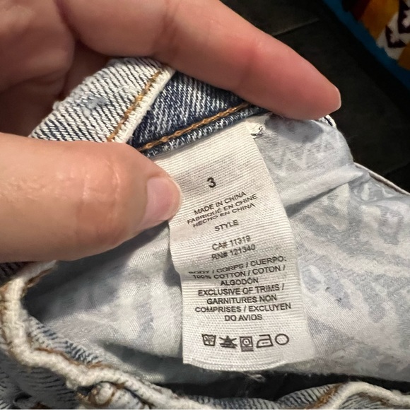 Garage denim cut off shorts - Picture 3 of 3